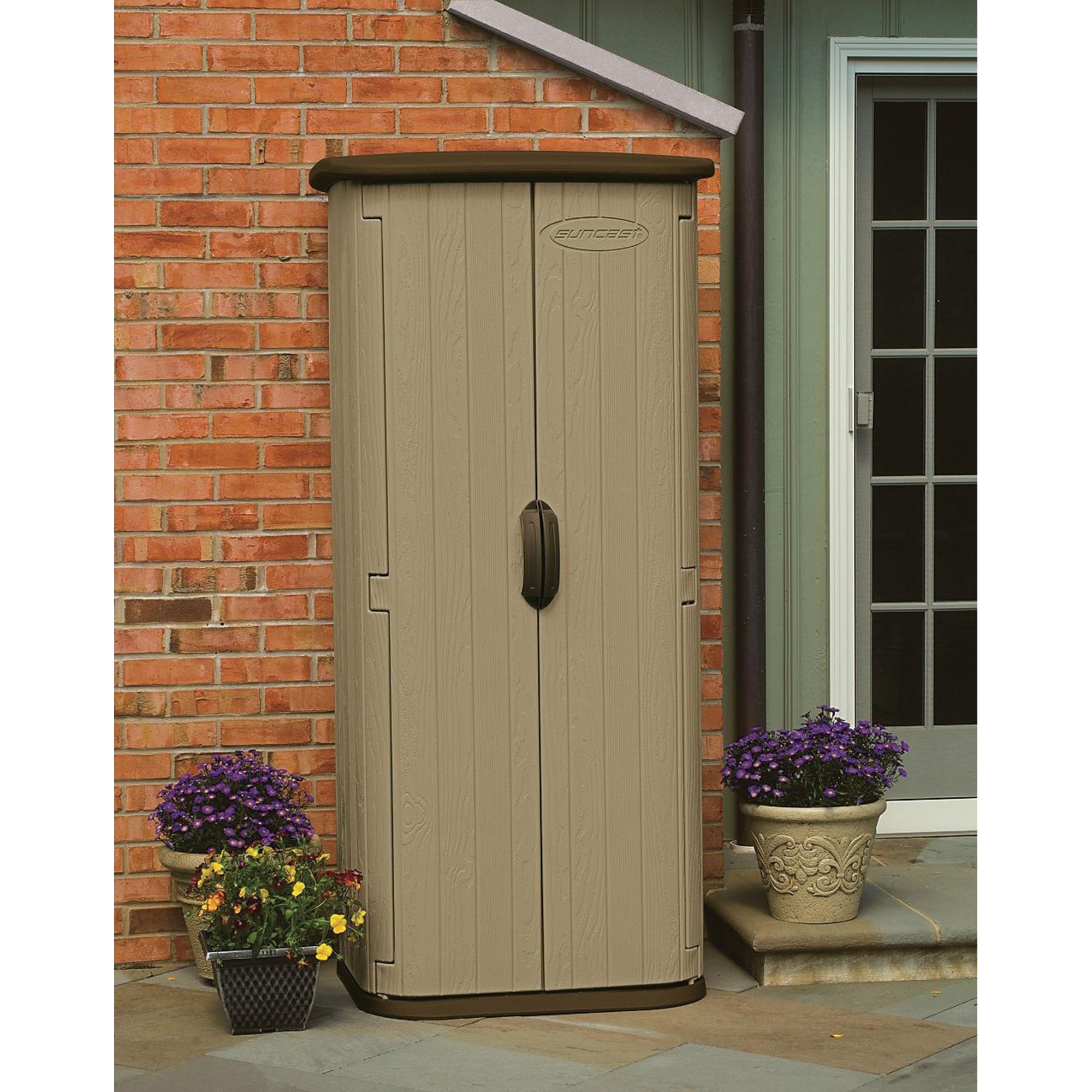 Suncast Vertical Shed — 20 Cu.Ft., Model# BMS1500